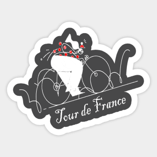 Le tour france Sticker